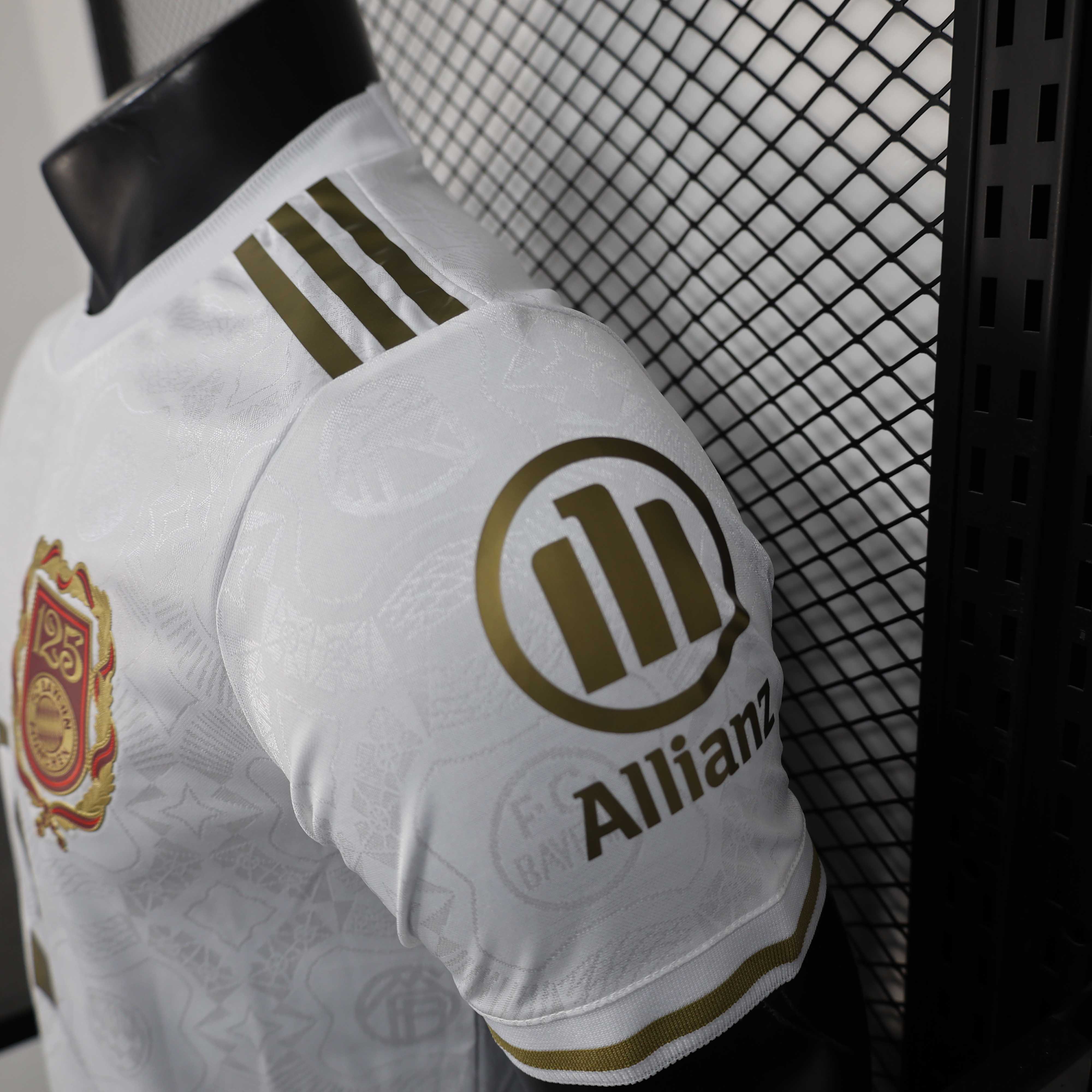 2025/2026 Player Version Bayern Munich 125th Anniversary White Football Jersey 1:1 Thai Quality