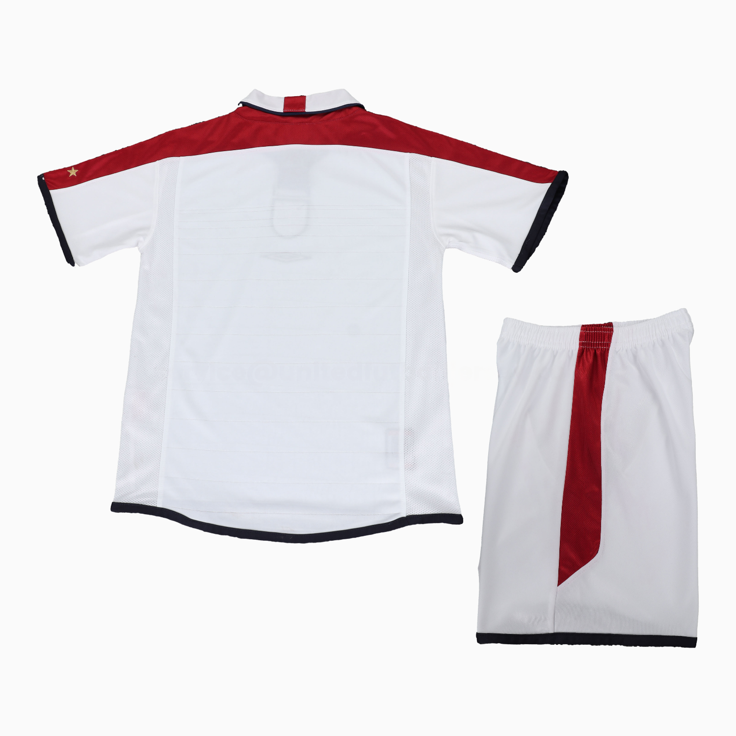 Retro England 2004 Home Kids Kit - UnitedFutballJersey