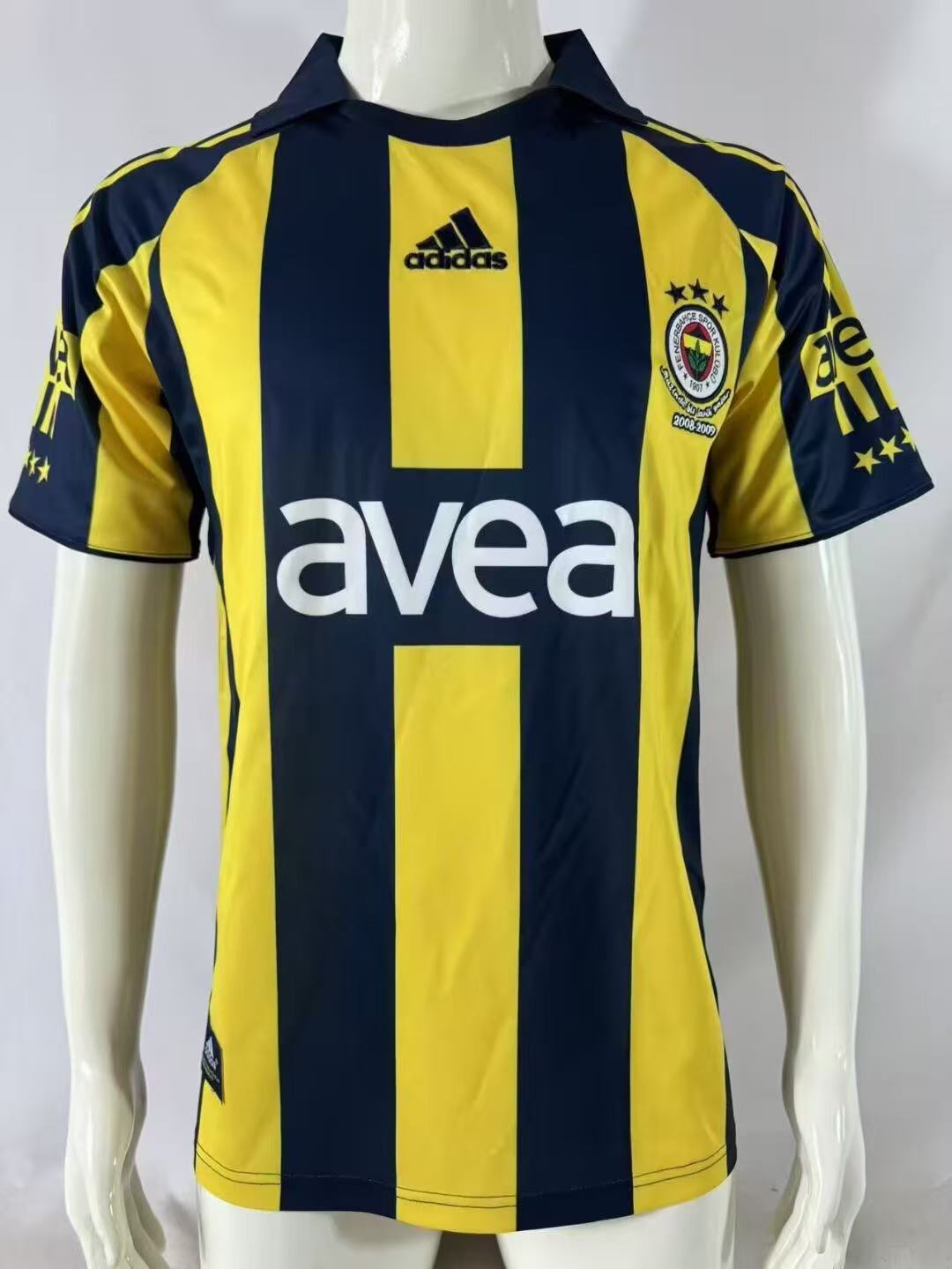 2008/2009 Retro Fenerbahce Home Football Shirt 1:1 Thai Quality