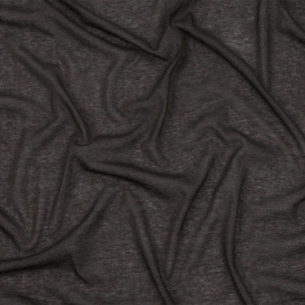 Famous Designer Dark Gray Lightweight Cotton Interlock Knit - Joann Fabrics