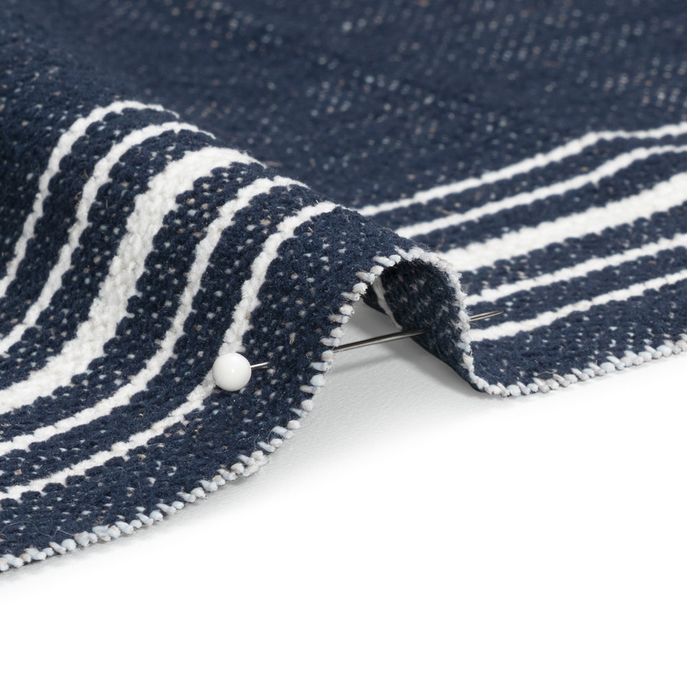 Crypton Indigo Striped Stain Resistant Polyester and Linen Chenille Upholstery Woven - Joann Fabrics
