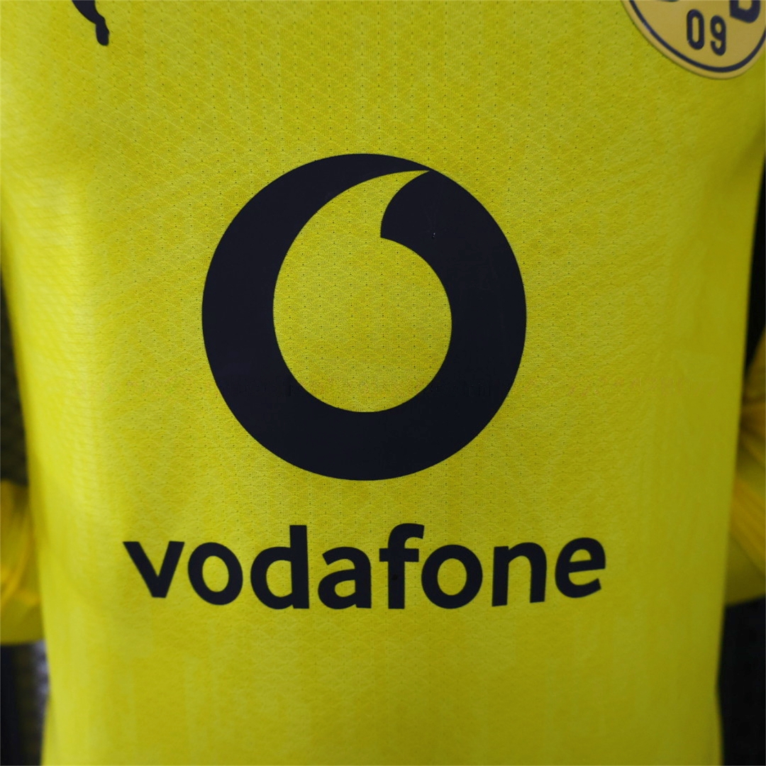 Dortmund 26-27 Home Long Sleeves Jersey - Player Version - UnitedFutballJersey