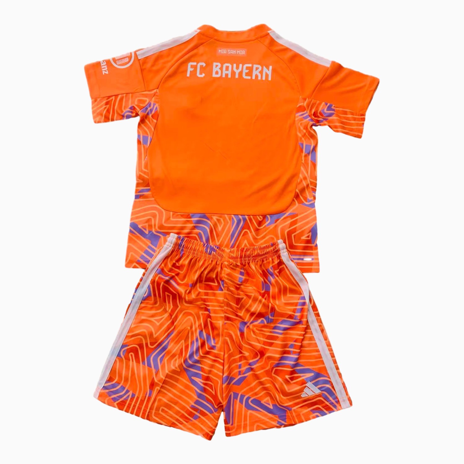 Bayern Munich 26-27 Orange Goalkeeper Kids Kit - UnitedFutballJersey