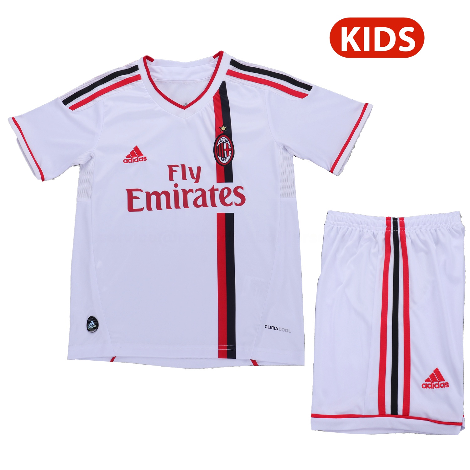 Retro AC Milan 2011-12 Away Kids Kit - UnitedFutballJersey