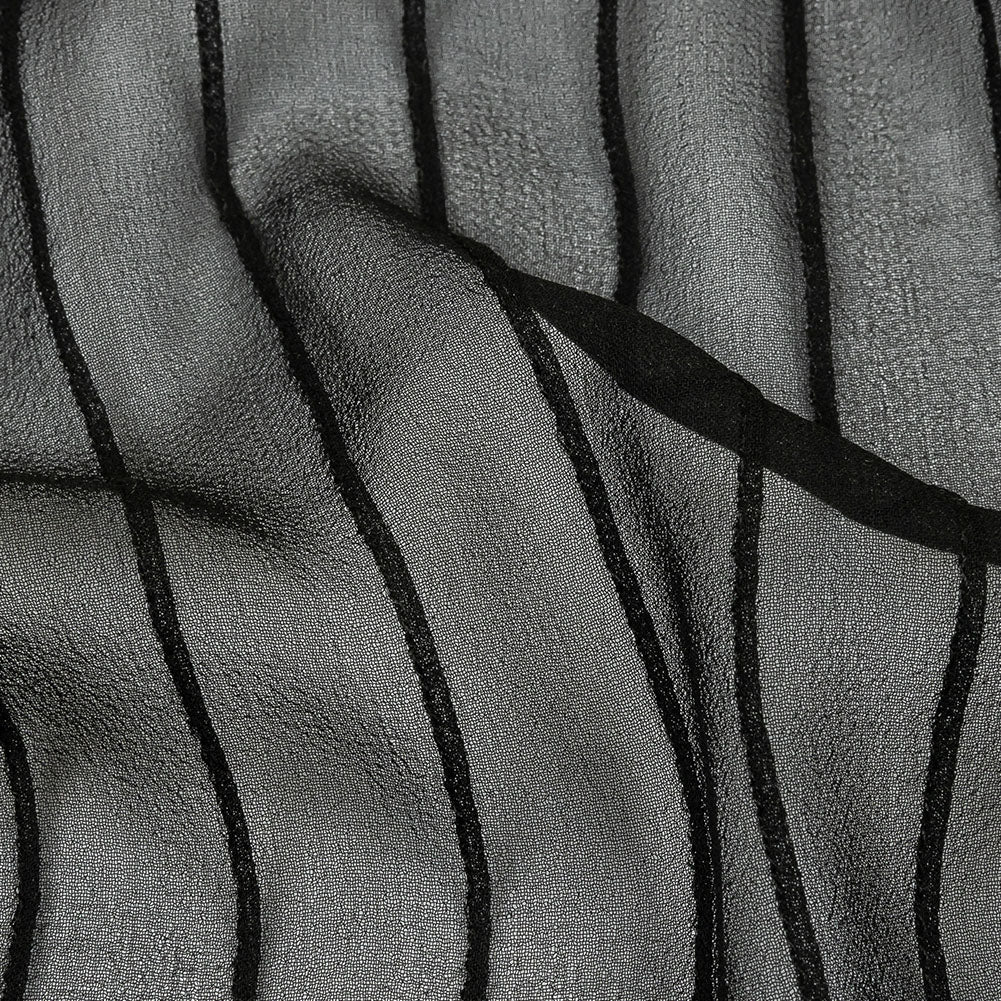 Famous Australian Designer Nebulosity Pintucked Silk Chiffon - Joann Fabrics