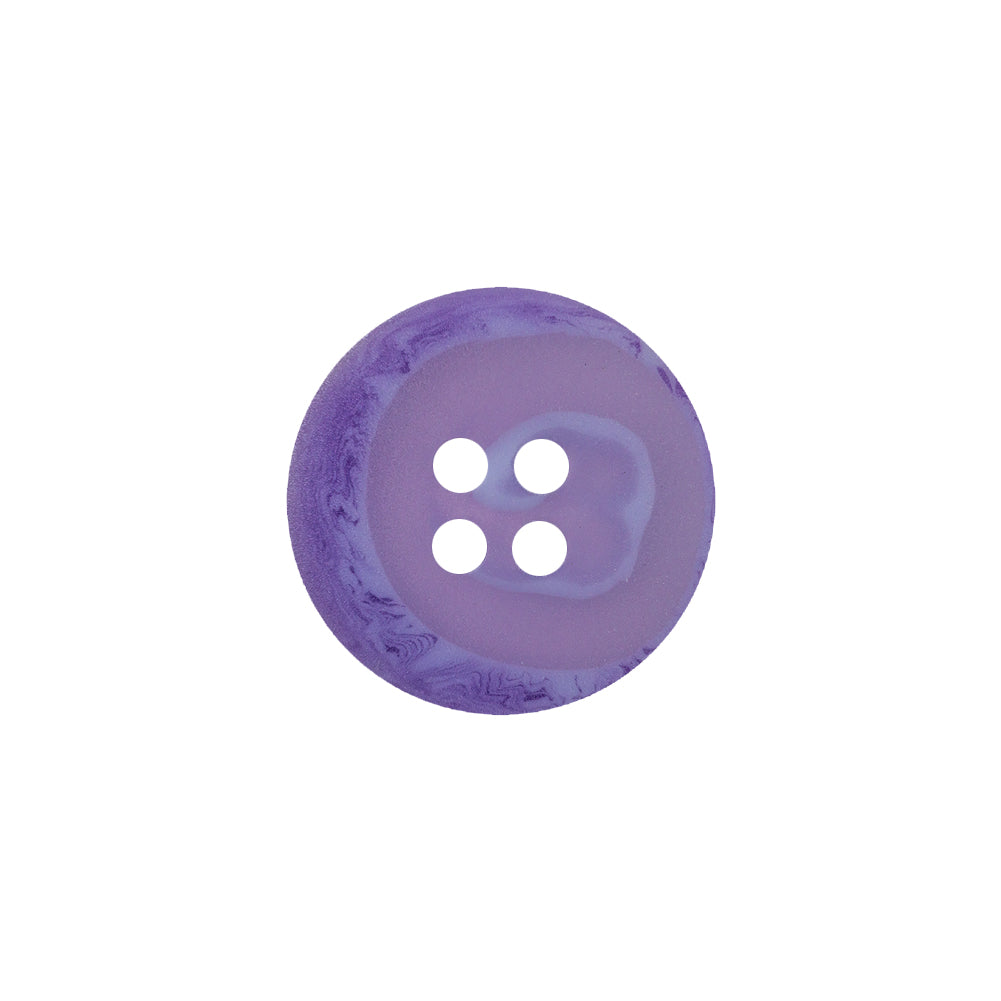 Transparent and Lilac Swirl 4-Hole Low Convex Top Button - 28L/18mm - Joann Fabrics