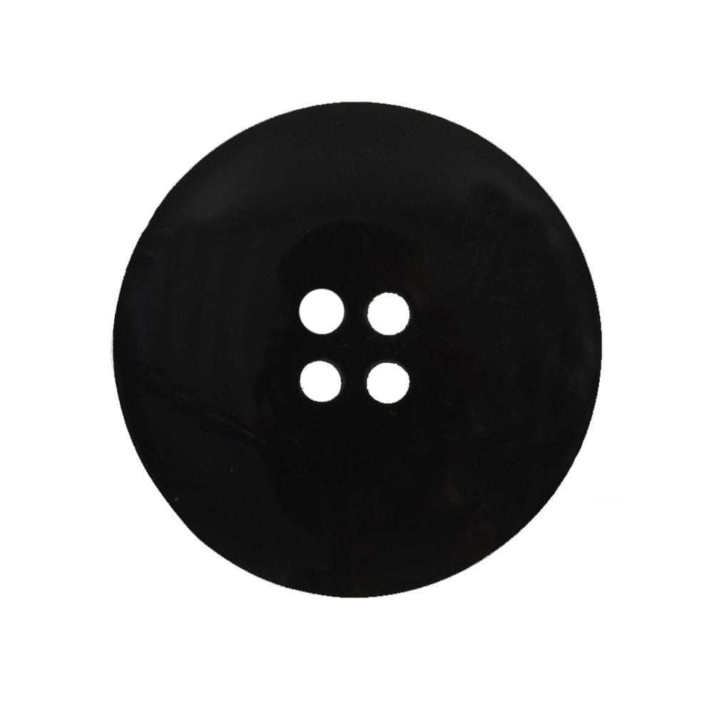 Black 4-Hole Smooth Top Plastic Button - 45L/29mm - Joann Fabrics