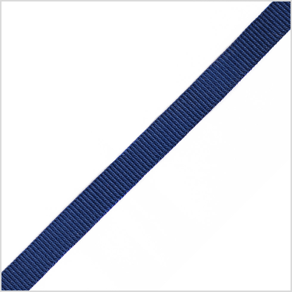 Navy Stretch Grosgrain - 0.375