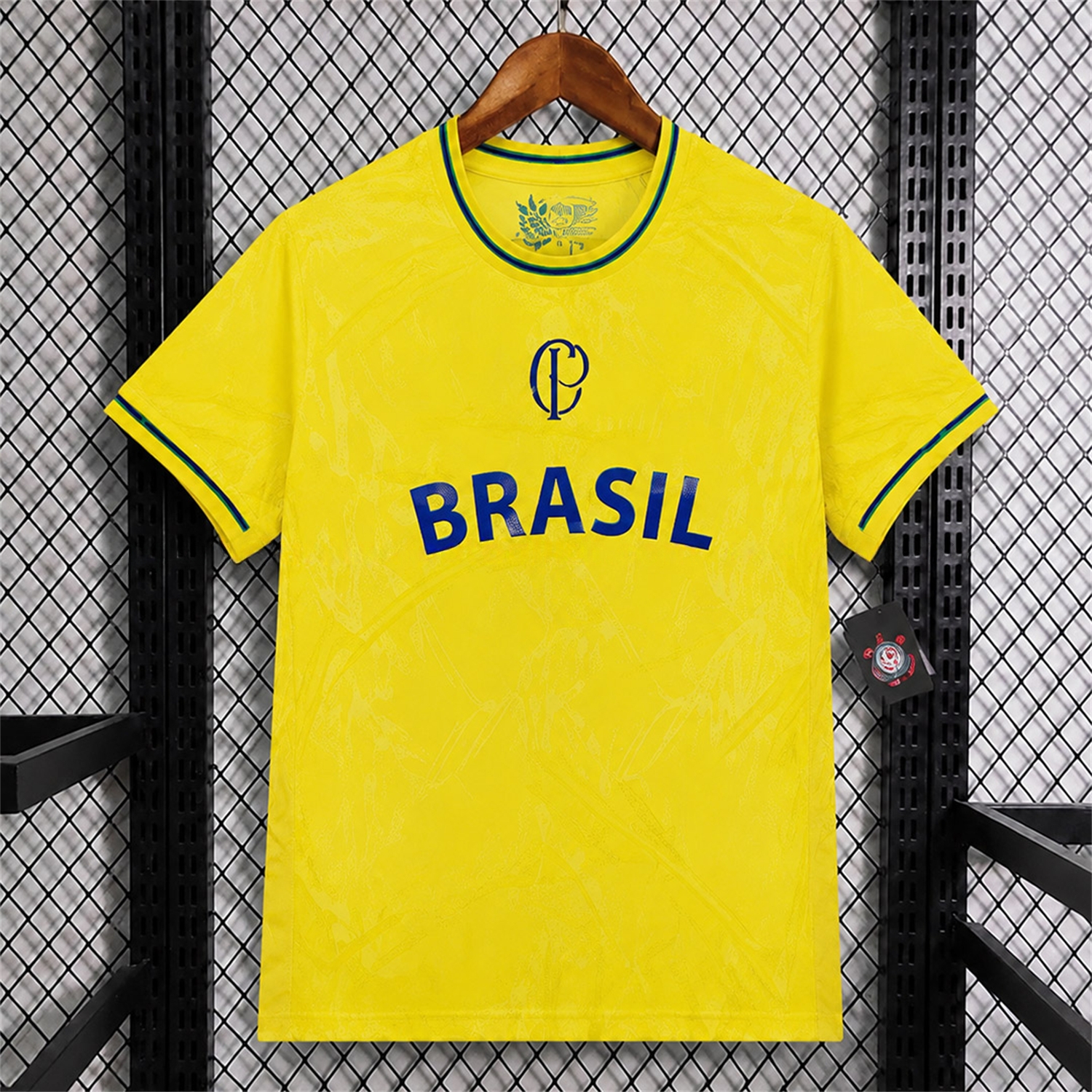 Corinthians 26-27 Brasil Yellow Special Jersey - Fans Version - UnitedFutballJersey