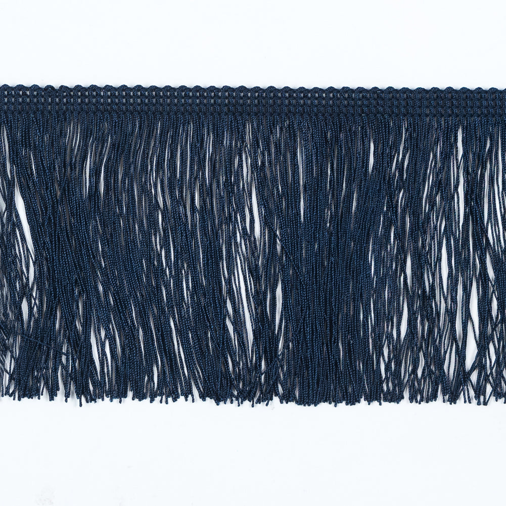 Dark Navy European Chainette Fringe - 4