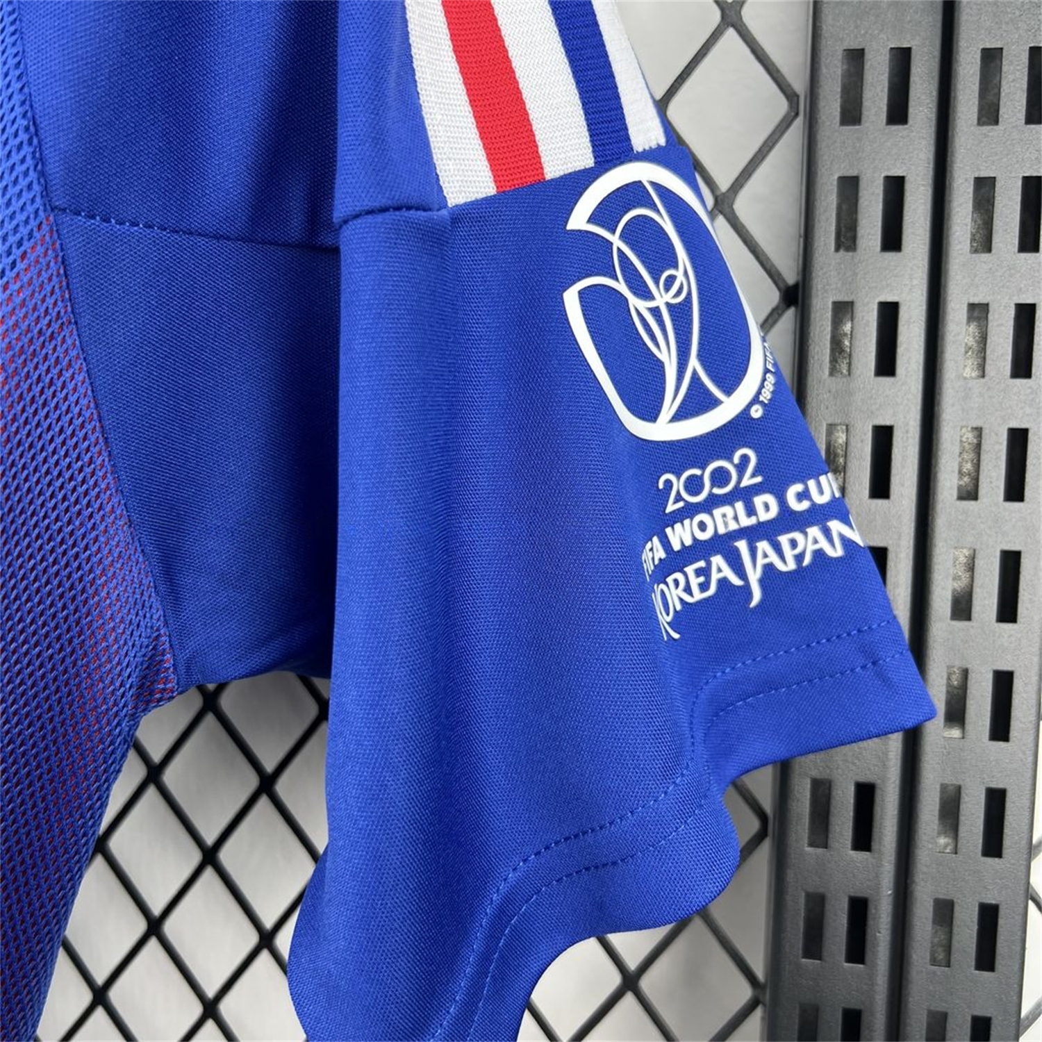 Retro France 2002 Home Jersey - Fans Version - UnitedFutballJersey