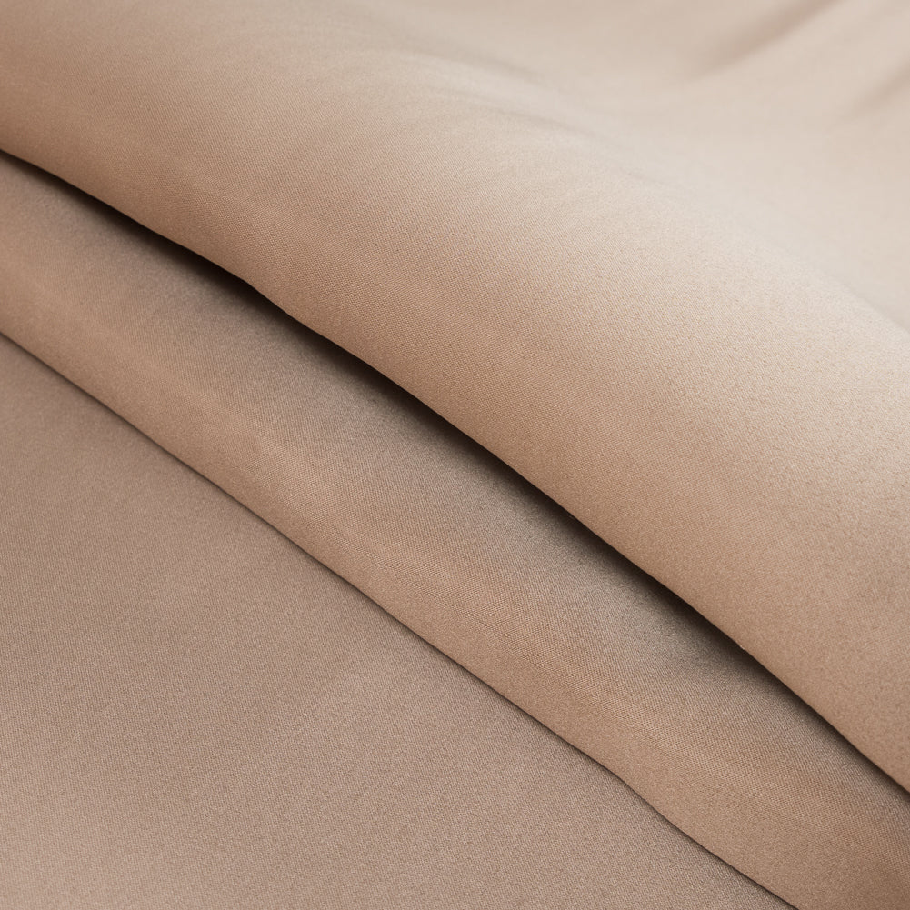 Tan and White Two-Tone Double Duchesse Satin - Joann Fabrics