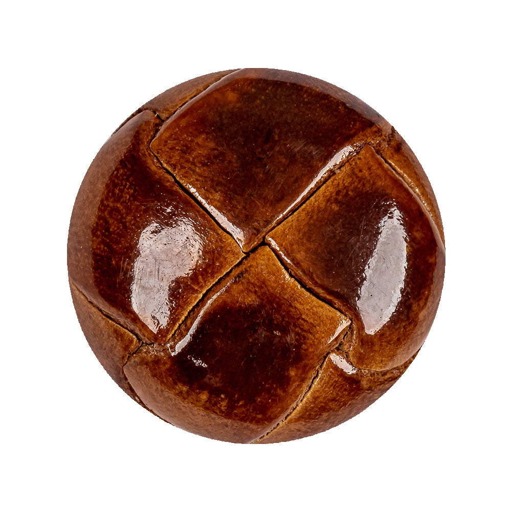 Lacquered Natural Leather Button - 45L/29mm - Joann Fabrics