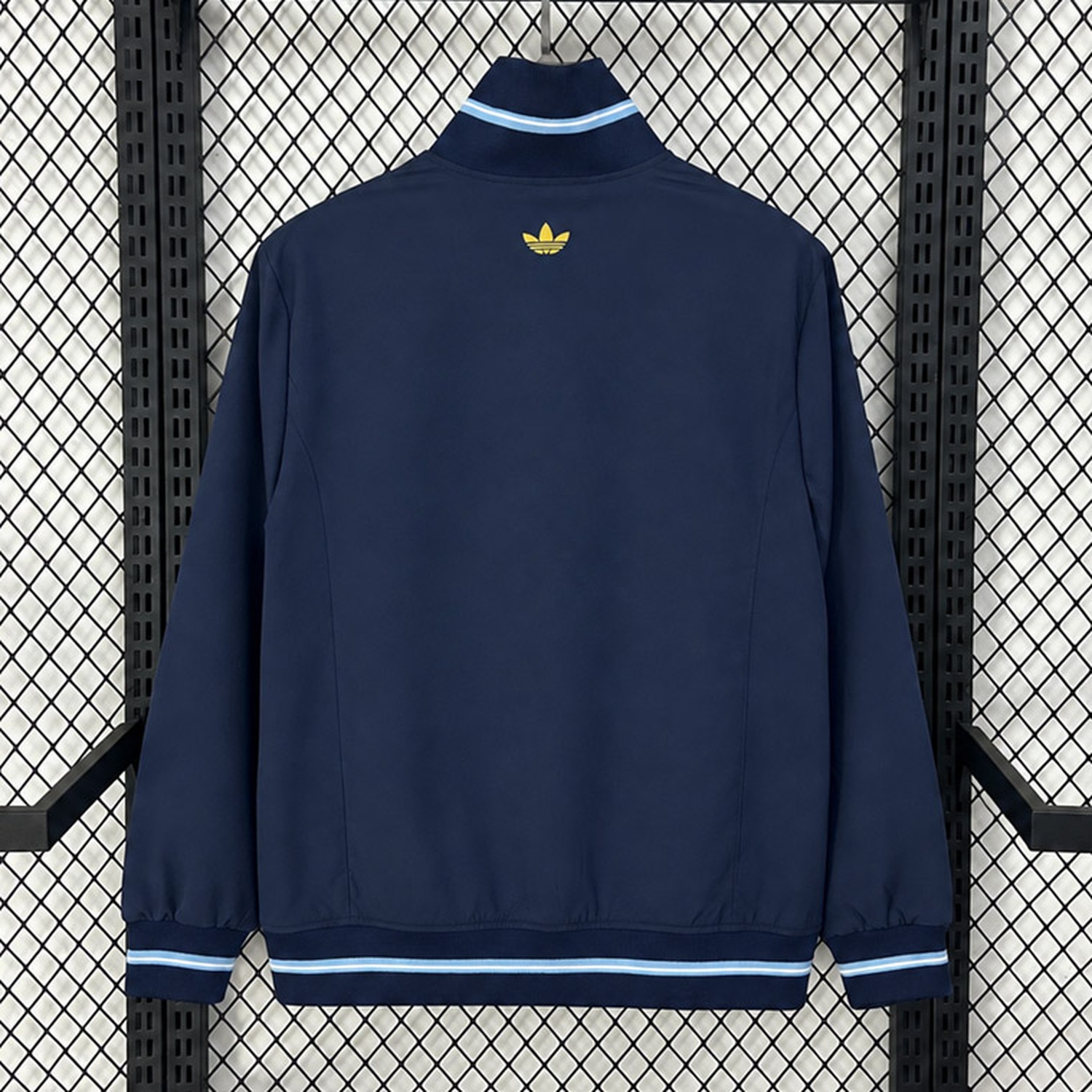 Argentina 2026 Messi Last Match Navy Blue Windbreaker Jacket - UnitedFutballJersey
