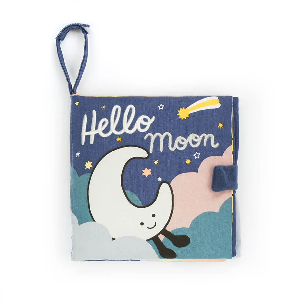 Hello Moon Fabric Book & Amuseables Moon Medium