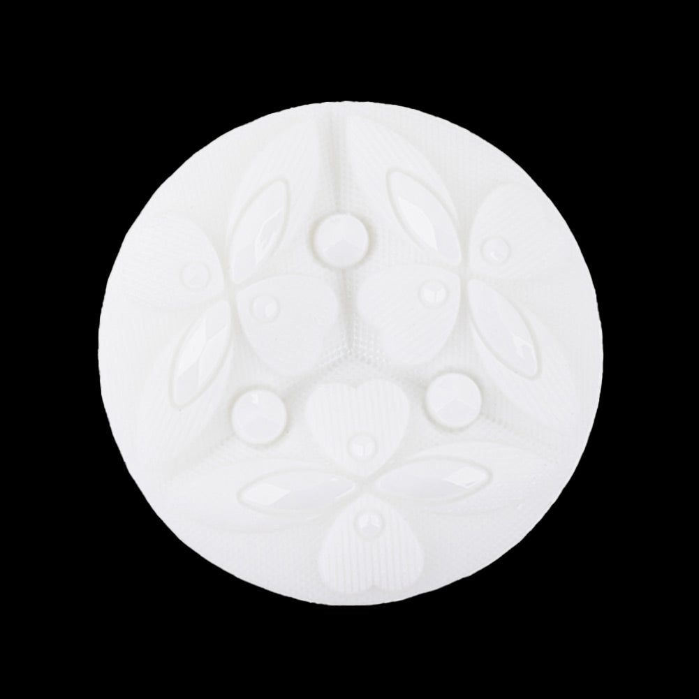 Italian Sugar Swizzle Floral Molded Shank Back Nylon Button - 44L/28mm - Joann Fabrics