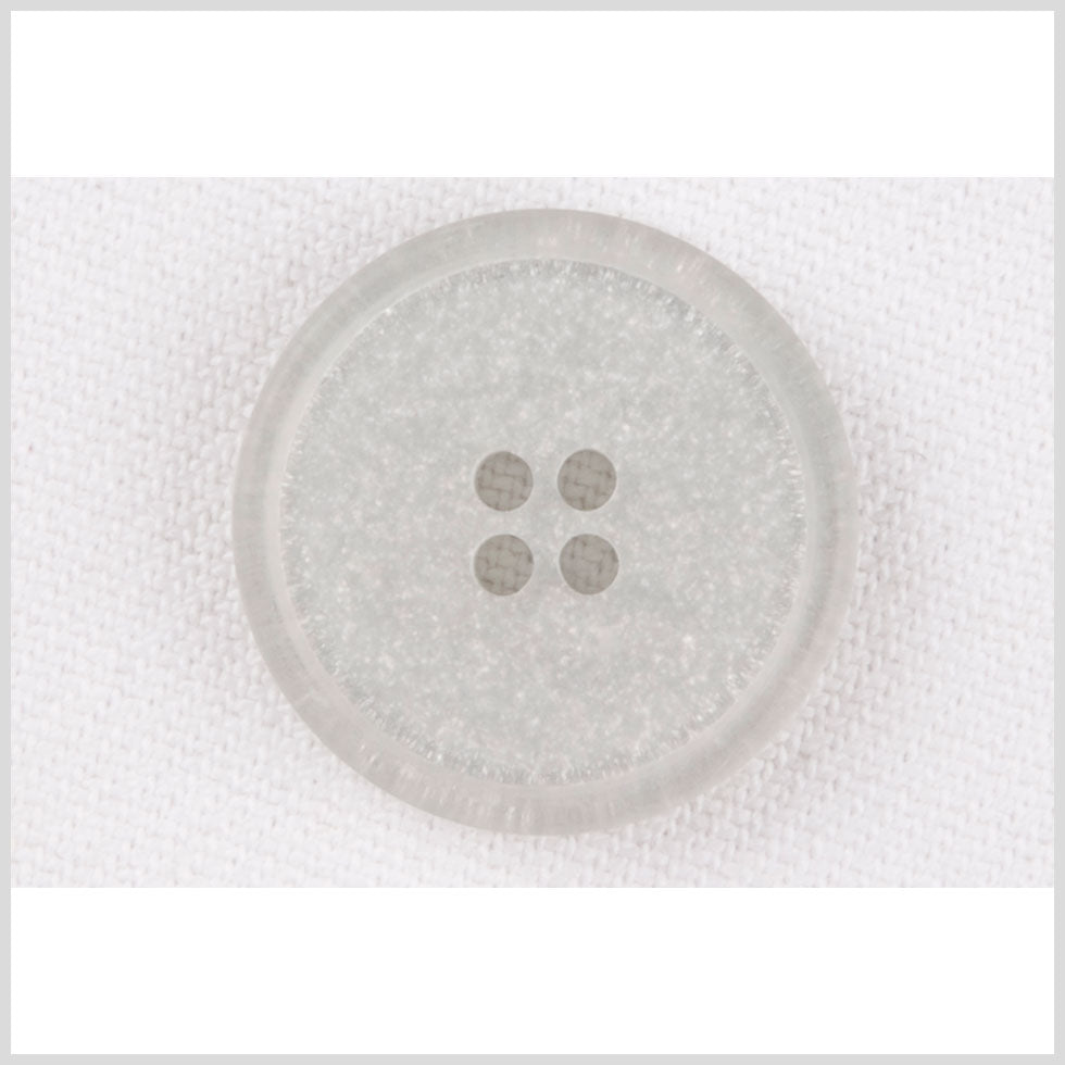 Plastic 4-Hole Button - 24L/15mm - Light Gray and Silver Glitter - Joann Fabrics