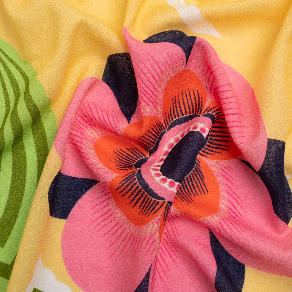 Mood Exclusive Yellow Coconut Breeze Cotton Crepe - Joann Fabrics