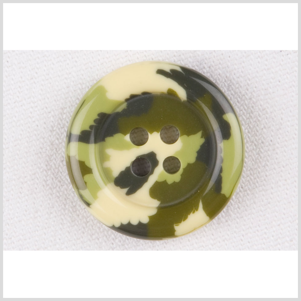 Camouflage 4-Hole Plastic Button - 32L/20mm - Joann Fabrics