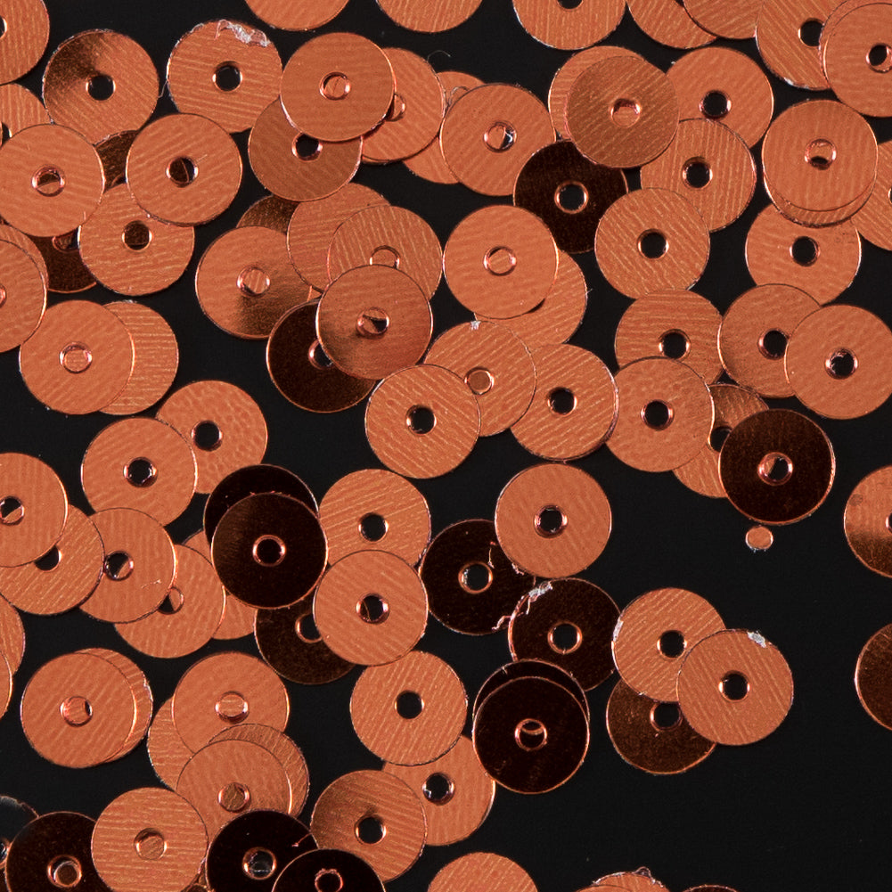 Bag of Purmpkin Color Loose Sequins with Silver Back - 5mm - Joann Fabrics