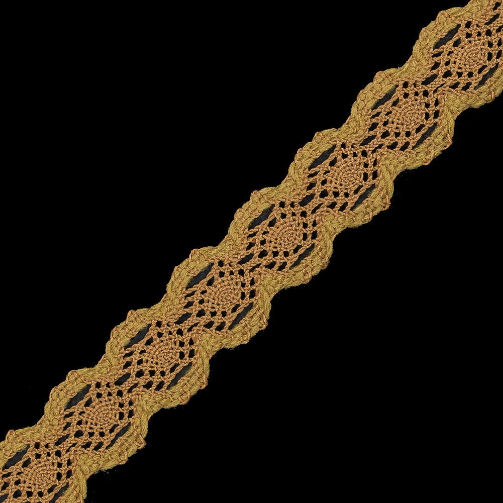 Gold European Crochet Trim - 0.875