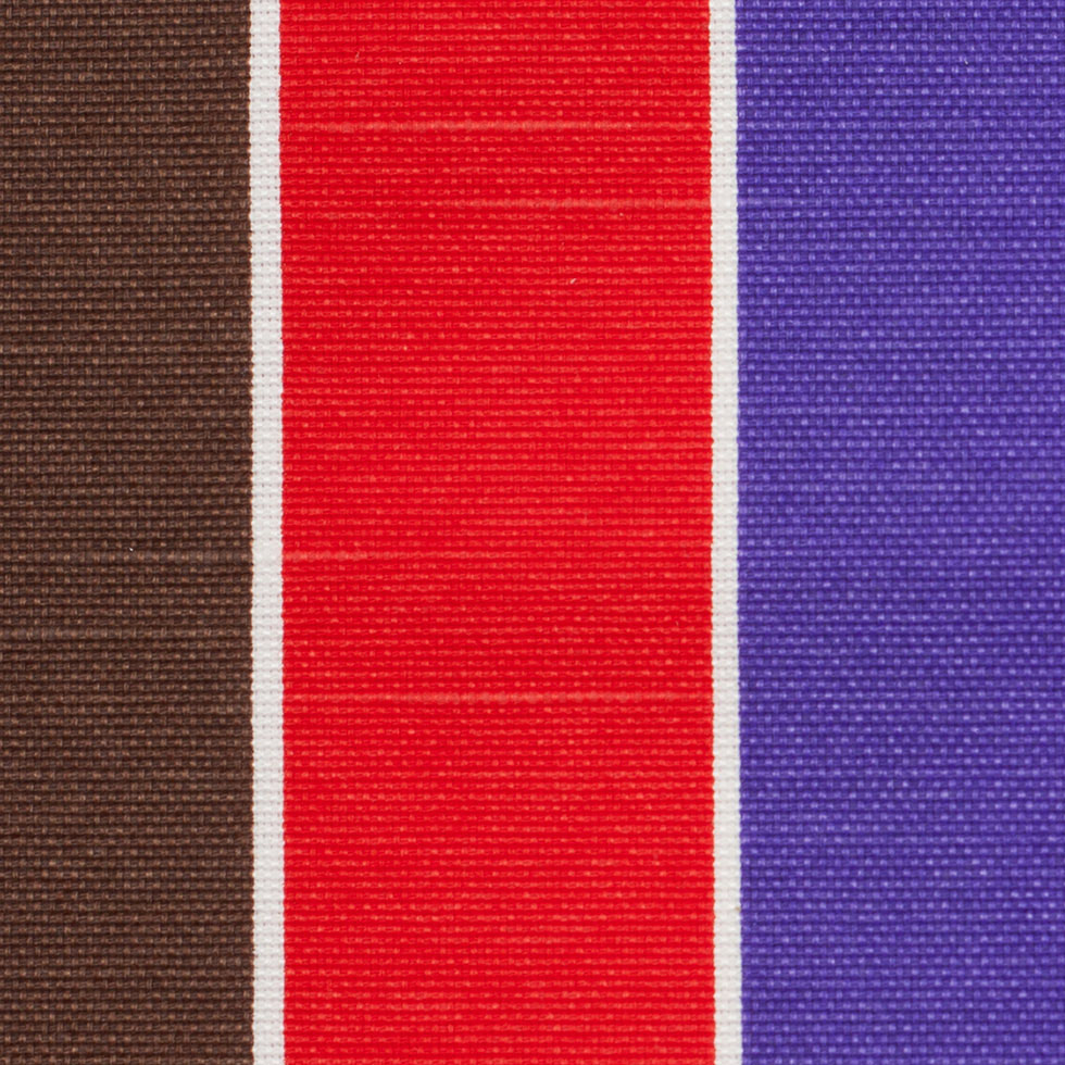 Spanish Red/Purple/Brown Striped Poly-Cotton Woven - Joann Fabrics