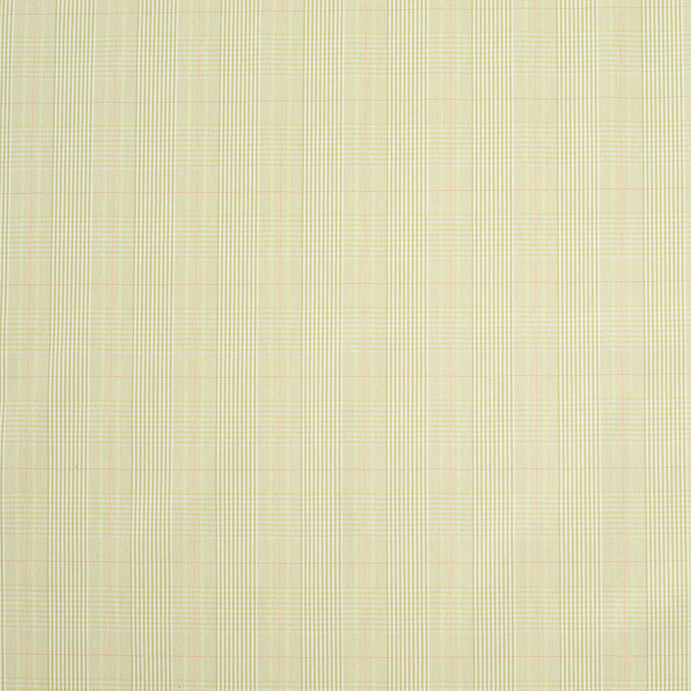 Kiwi Green and Off-White Plaid Cotton Blend Suiting - Joann Fabrics