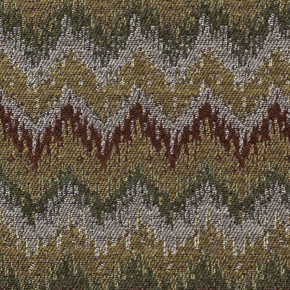 Chocolate/Black-Brown/Moss/Ivory/Victorian Gold Zig Zag Woven - Joann Fabrics