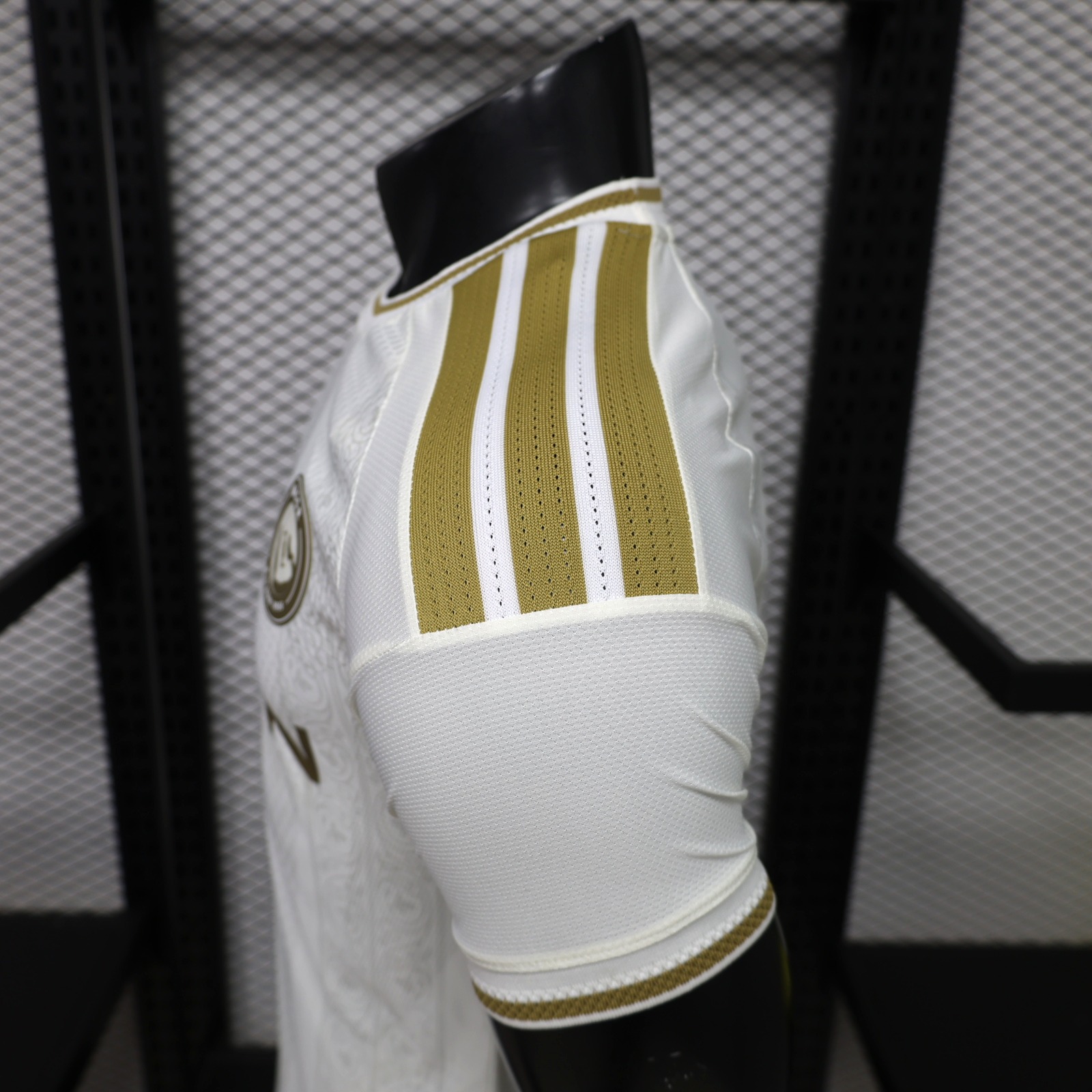 Al Nassr Riyadh Victory 26-27 Third White Gold Jersey With HUMAIN Sponsor - Player Version - UnitedFutballJersey