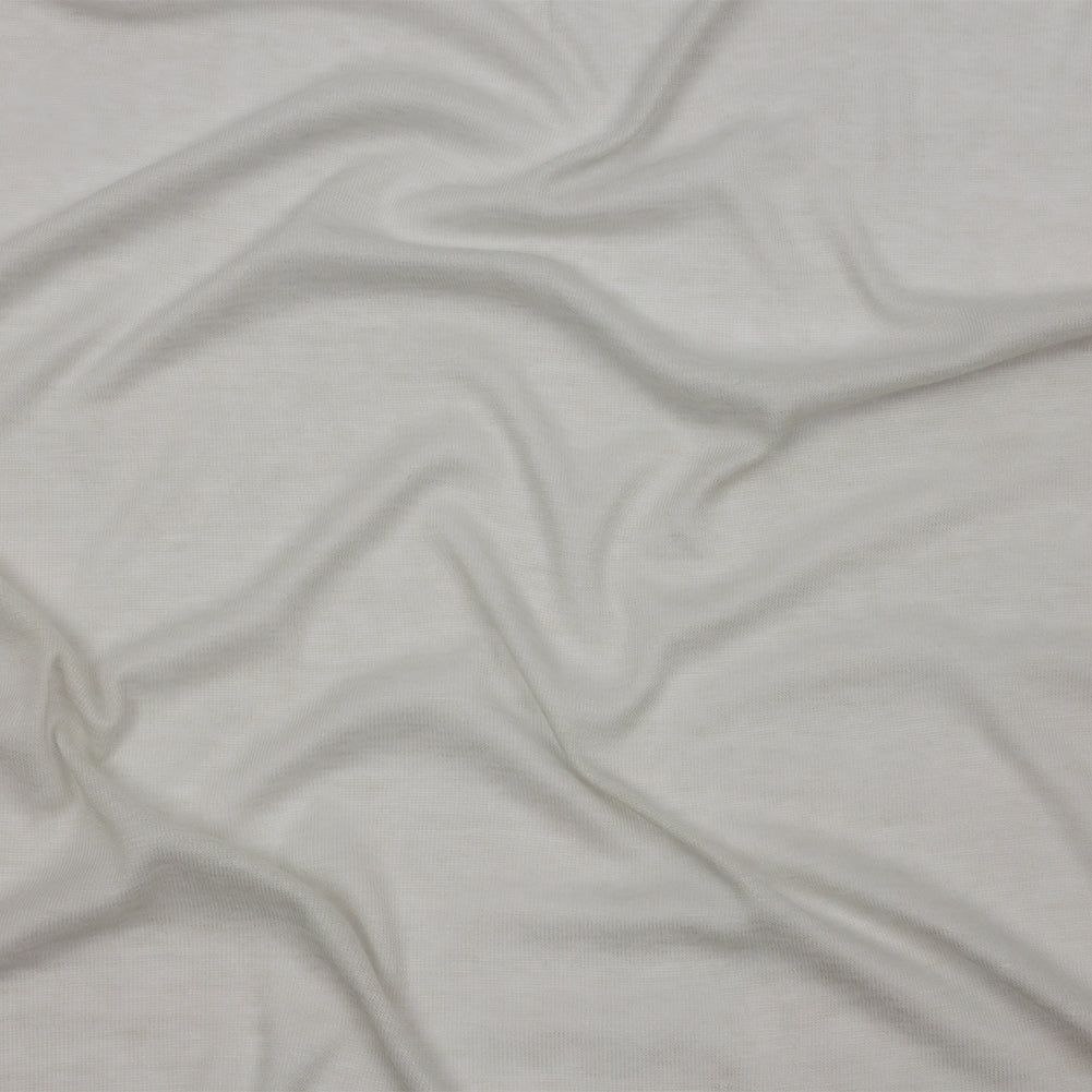 Famous Designer Light Gray Viscose and Cotton Lightweight Interlock Knit - Joann Fabrics