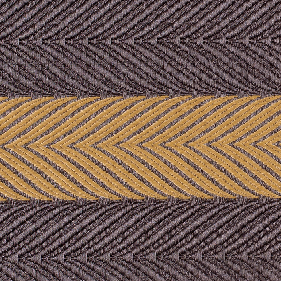 Taupe and Gold Herringbone Stripes Poly Brocade - Joann Fabrics