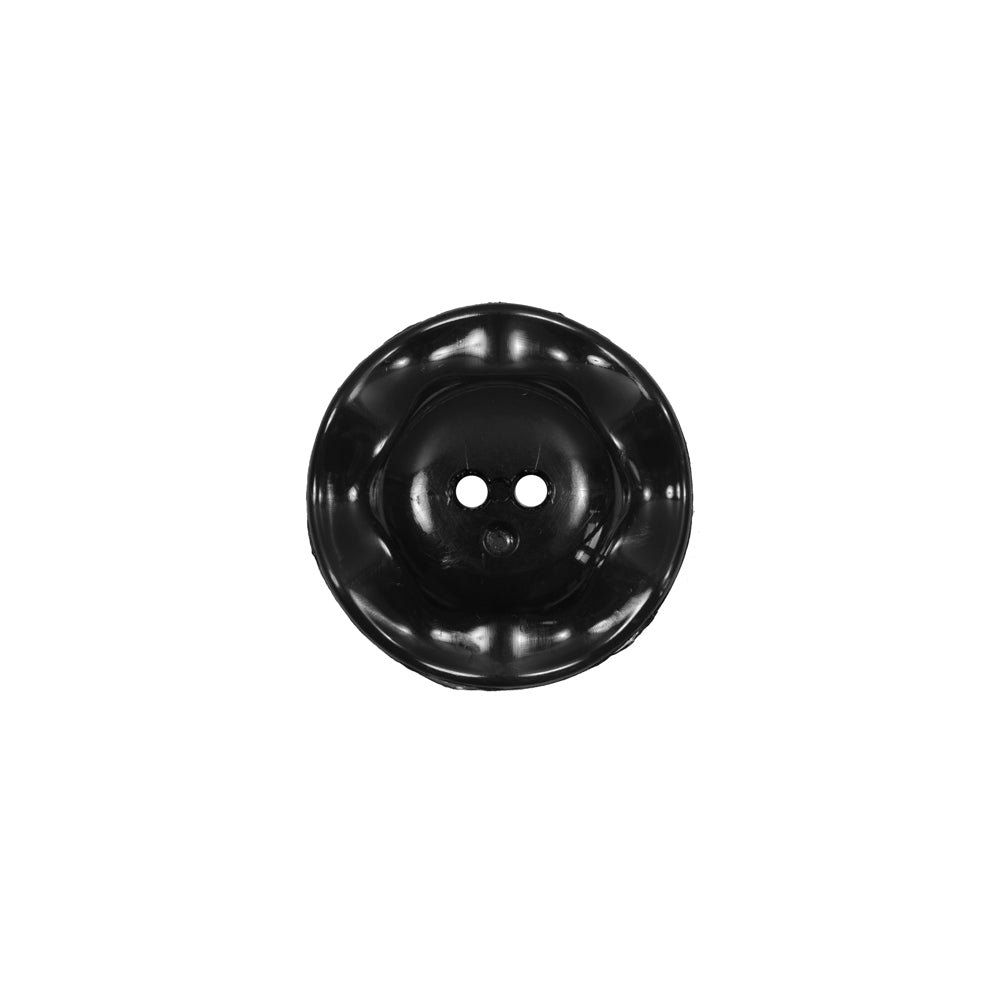 Italian Black Wavy Plastic 2-Hole - 24L/15mm - Joann Fabrics