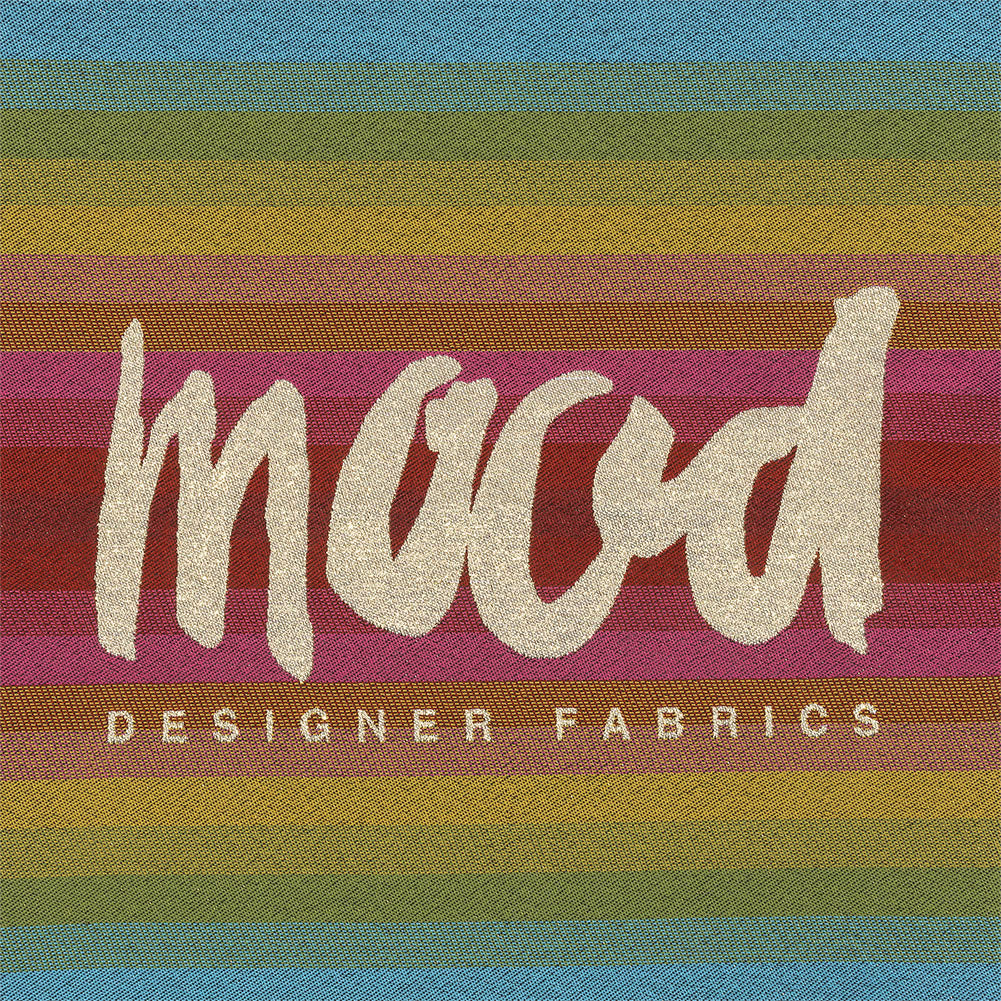 Mood Designer Fabrics Metallic Gold and Rainbow Oversized Square Patch - 18.875