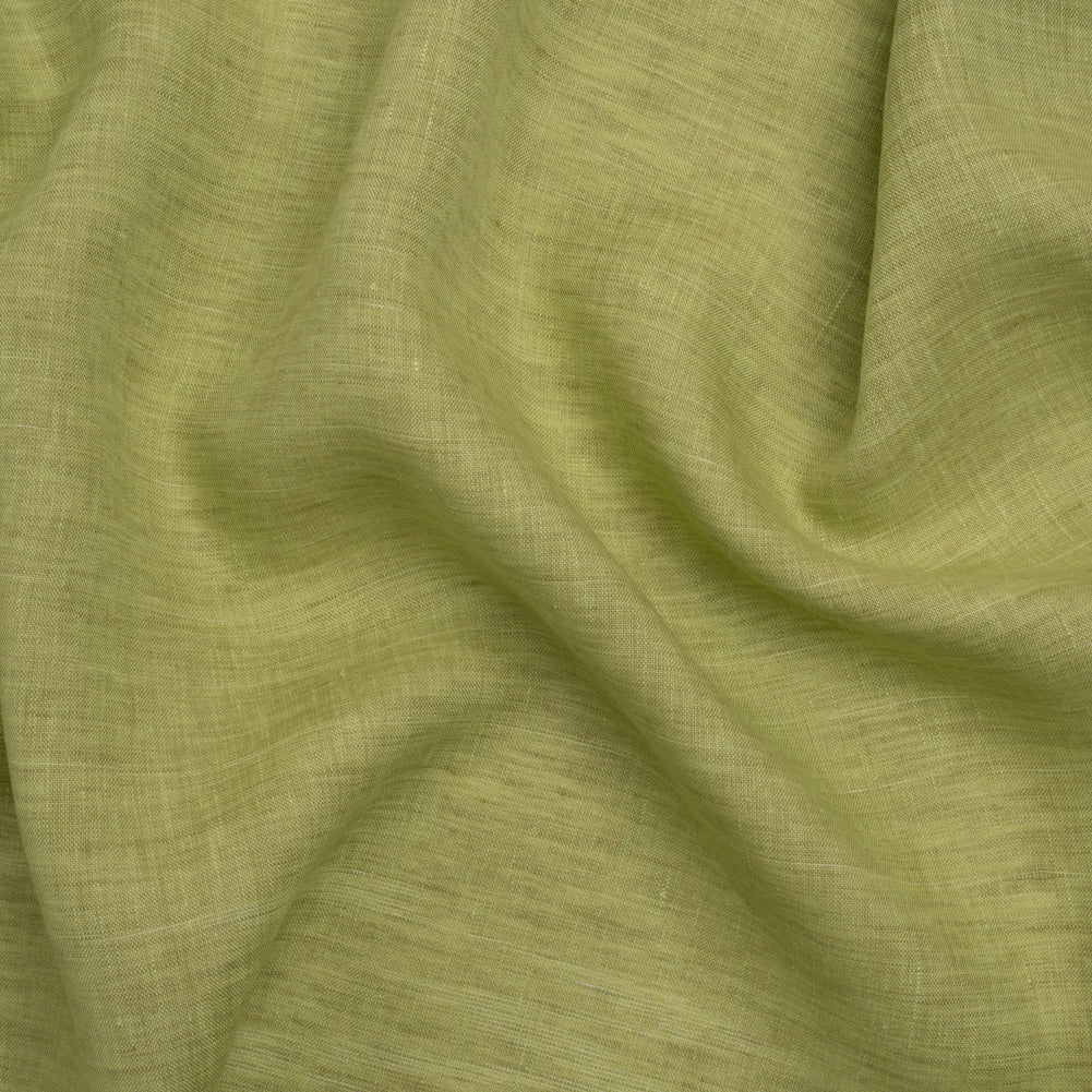 Two-Tone Lightweight Linen Woven - White and Lime Green - Joann Fabrics