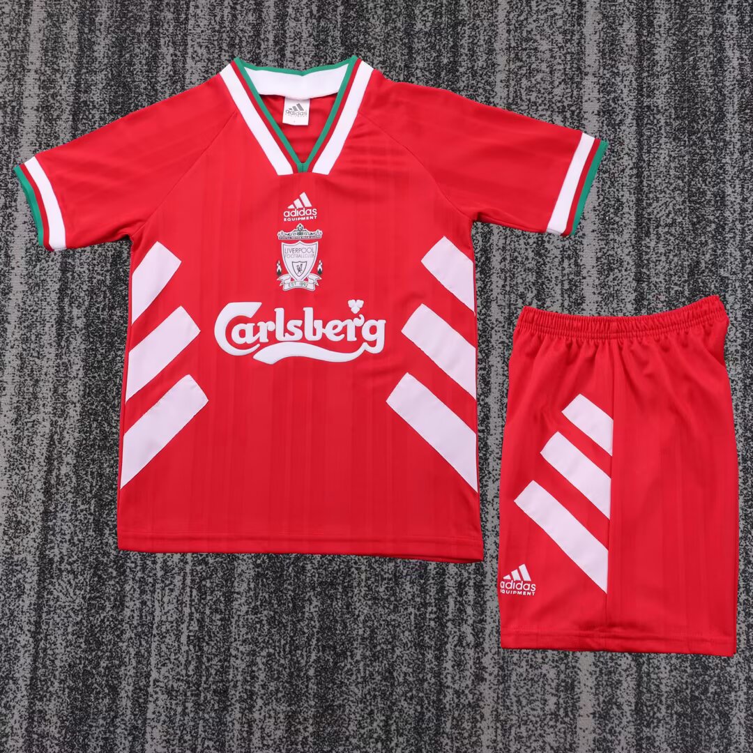 1993/1995 Retro Liverpool Home Football Jersey 1:1 Thai Quality Kids Size