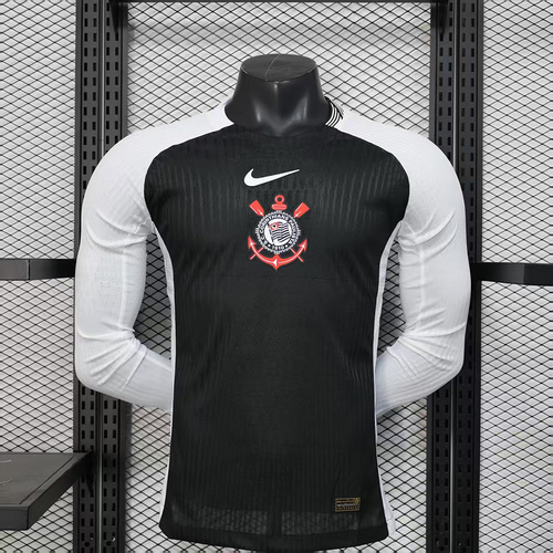 2025/2026 Long Sleeves Player Version Corinthians Away Football Jersey 1:1 Thai quality