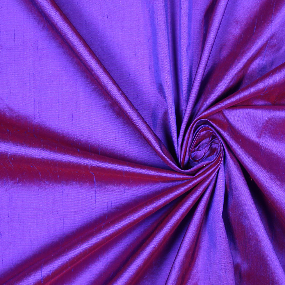 Silk Shantung - Iridescent Medium Purple - Shantung Collection - Joann Fabrics