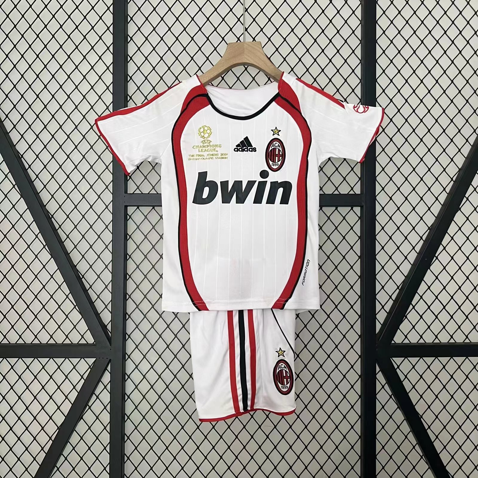 2006/2007 Retro AC Milan Away Football Shirt 1:1 Thai Quality Kids Size