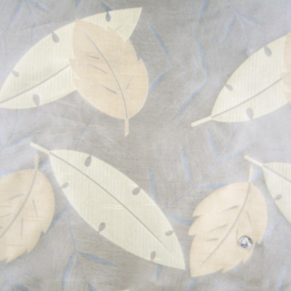 Soft Gold/Cornflower Blue Floral Woven - Joann Fabrics