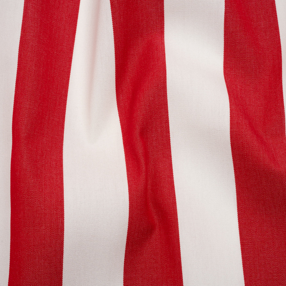 Outdoor Canvas - Red and White Awning Stripes - Joann Fabrics