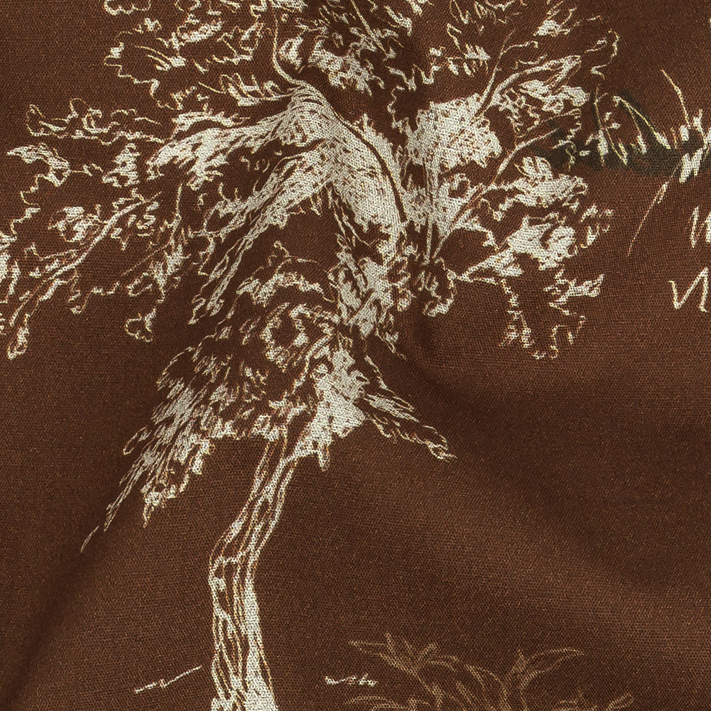 Mood Exclusive Brown Old Growth Stretch Cotton Poplin - Joann Fabrics