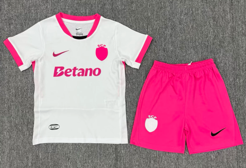2025/2026 Sporting Lisbon Red October Football Jersey Shirt 1:1 Thai Quality Kids Size