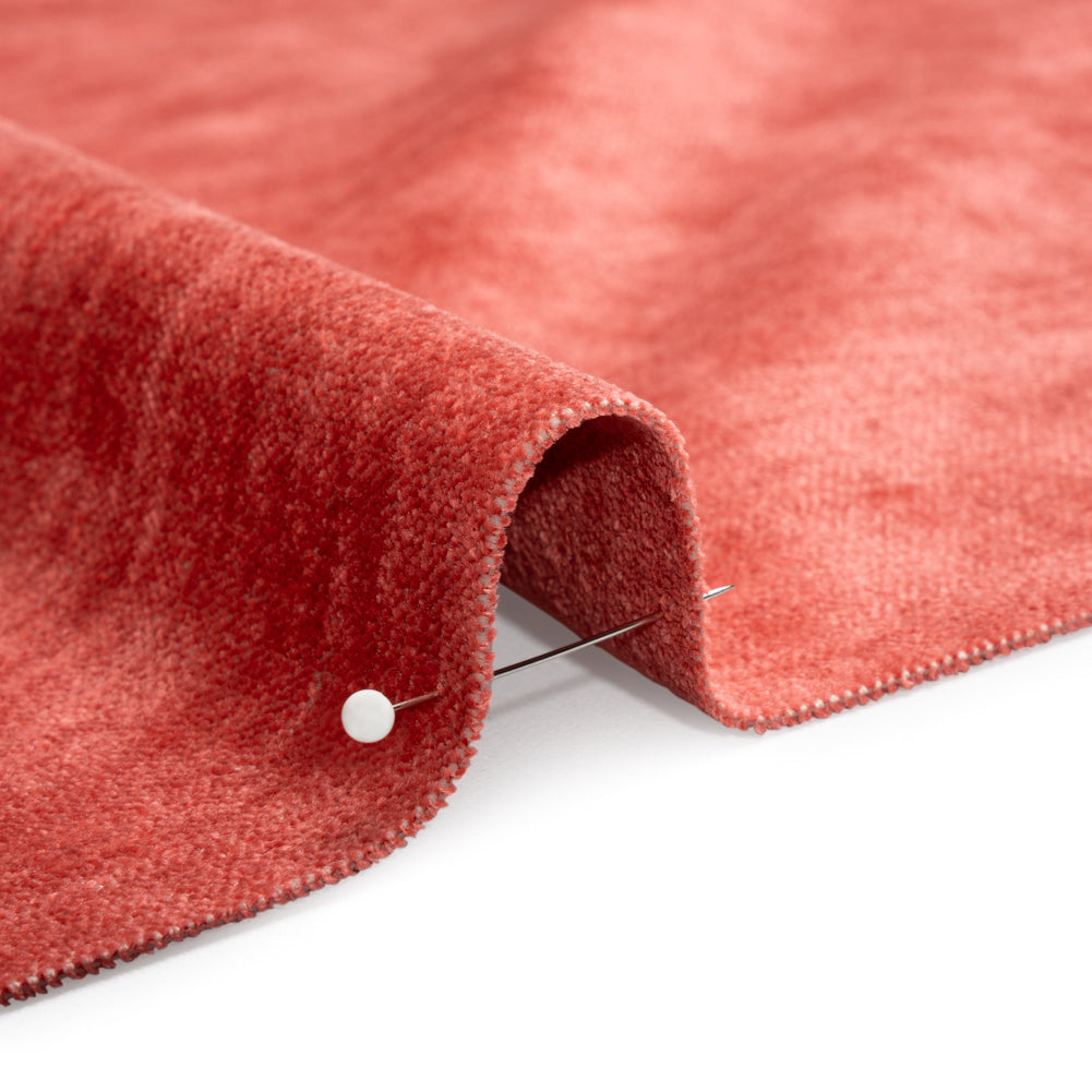 Upholstery Chenille with Latex Backing - Coral - Tonnet Collection - Joann Fabrics