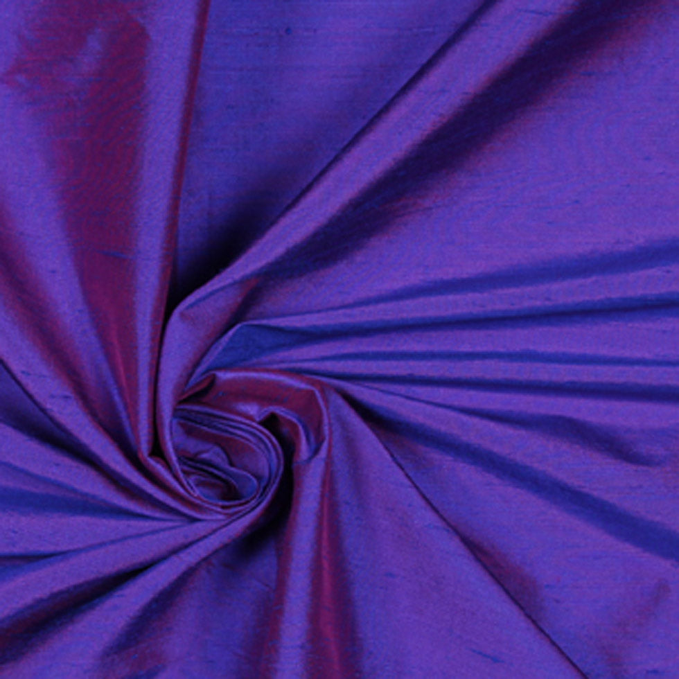 Silk Shantung - Iridescent Dark Purple - Shantung Collection - Joann Fabrics