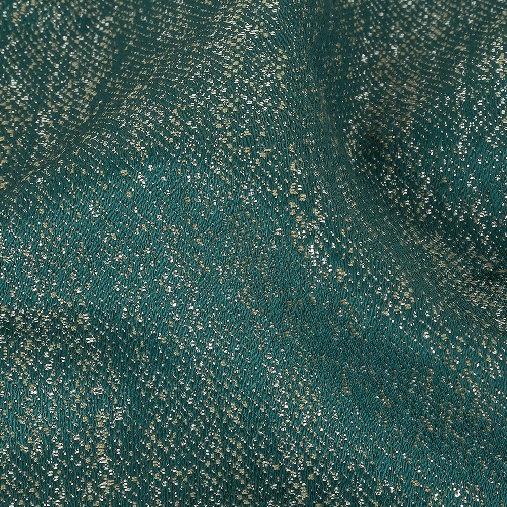 Metallic Drapery Woven - Emerald - British Imported - Joann Fabrics