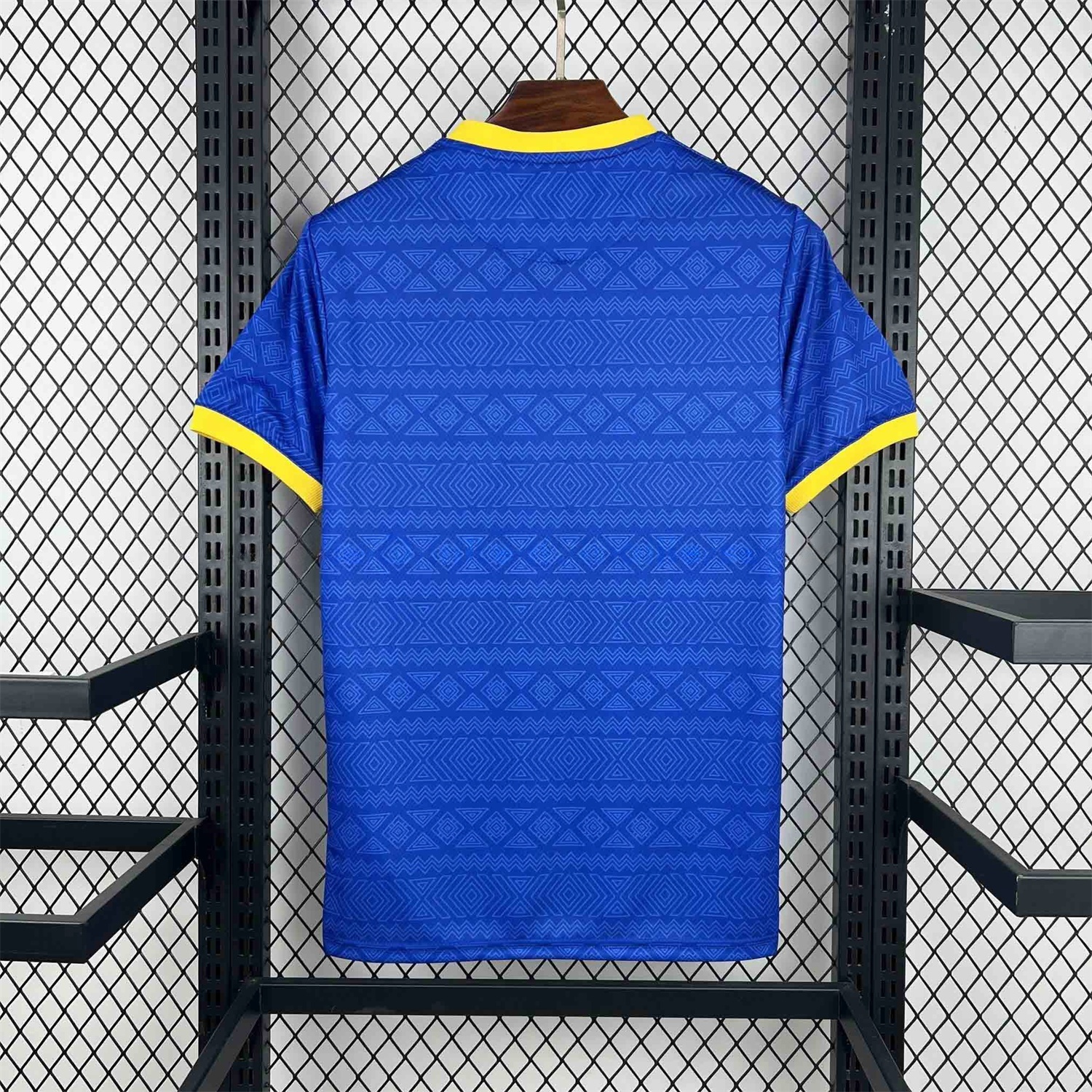 Brazil 2026 Diamond Texture Blue Special Jersey - Fans Version - UnitedFutballJersey