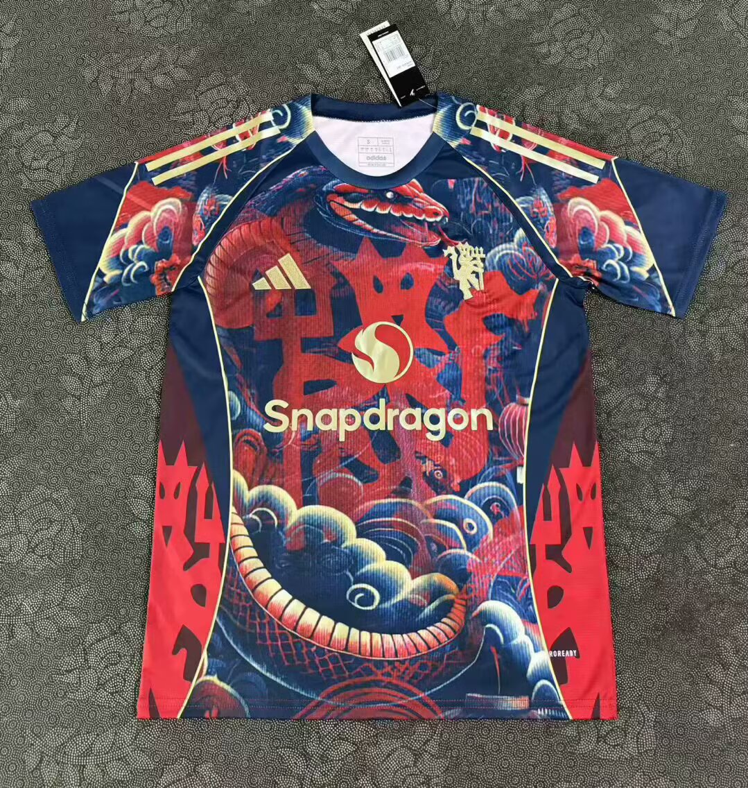 2025/2026 Manchester United Year of the Snake Edition Soccer Football Jersey 1:1 Thai Quality