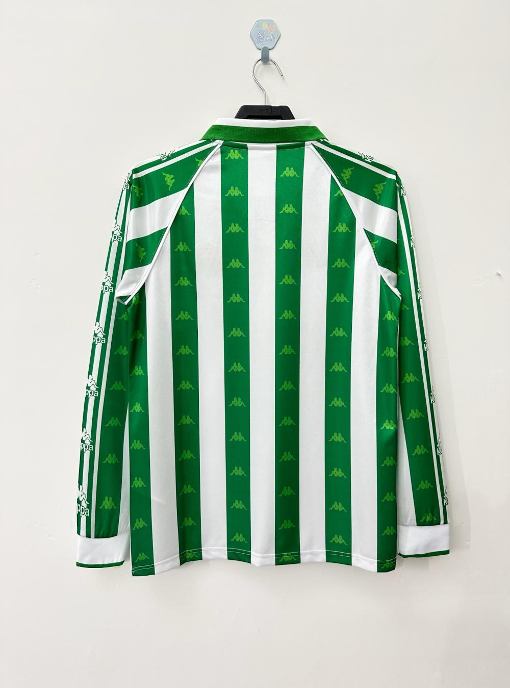 1995/1997 Retro Real Betis Home Football Jersey Long Sleeve 1:1 Thai Quality