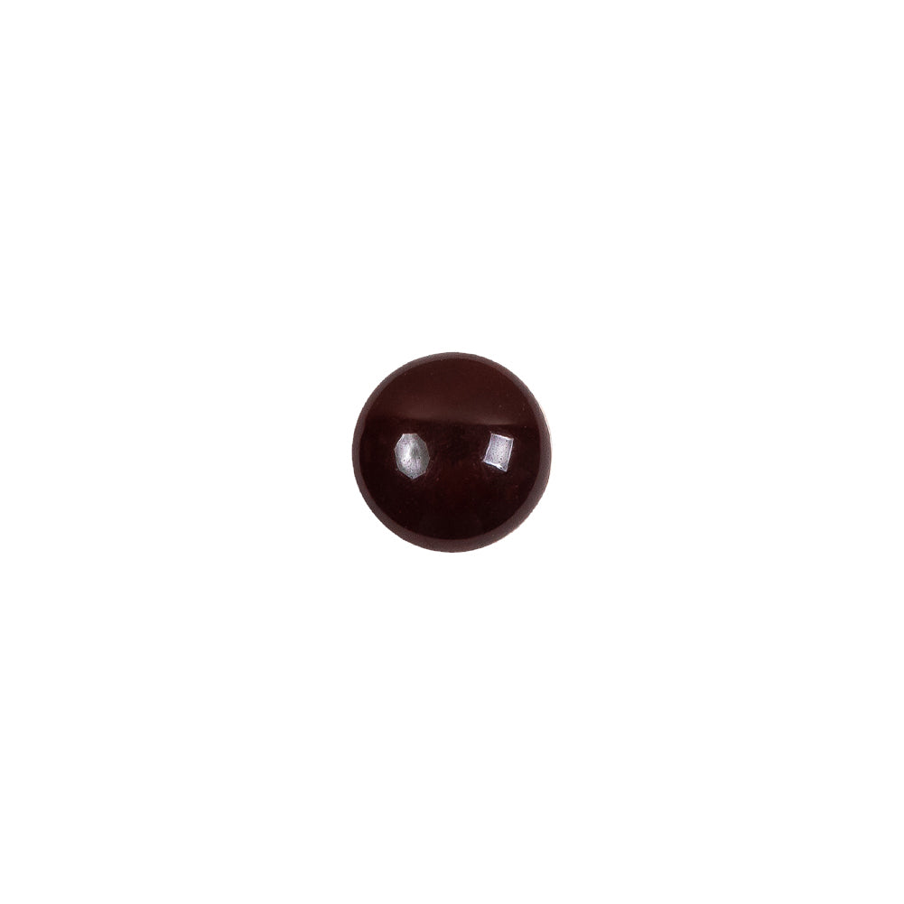 European Brown Half Domed Self Back Glass Button - 14L/9mm - Joann Fabrics