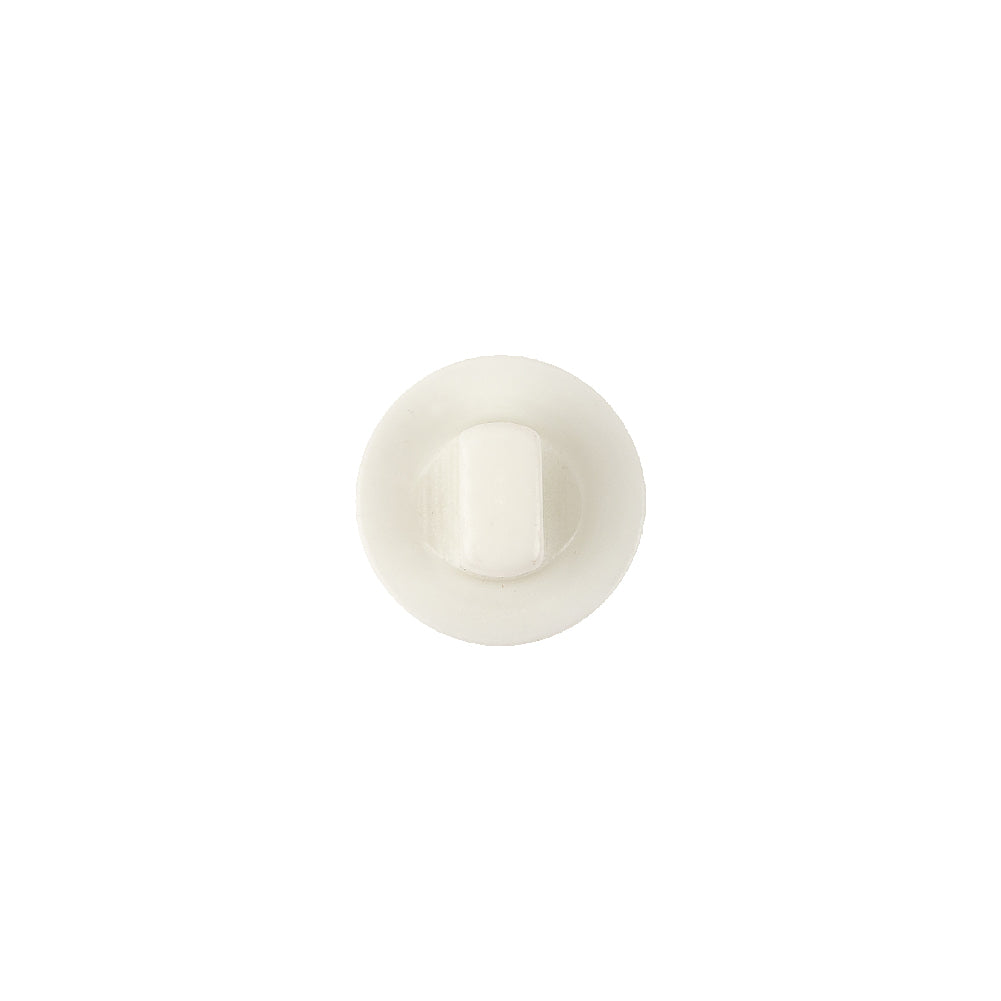 Ivory/Silver Plastic Button - 18L/11.5mm - Joann Fabrics